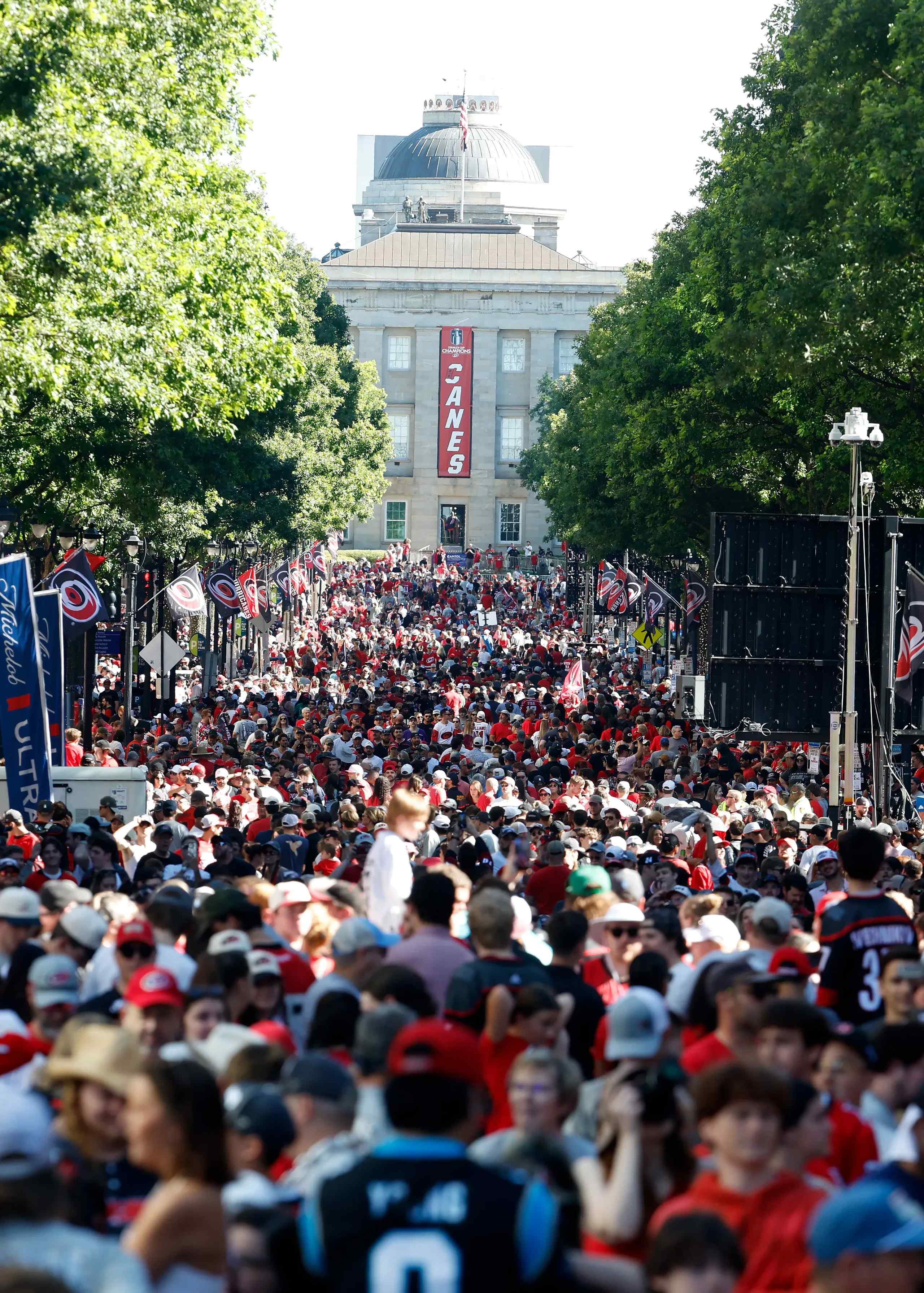 The Carolina Hurricanes Stanley Cup parade in 2026.